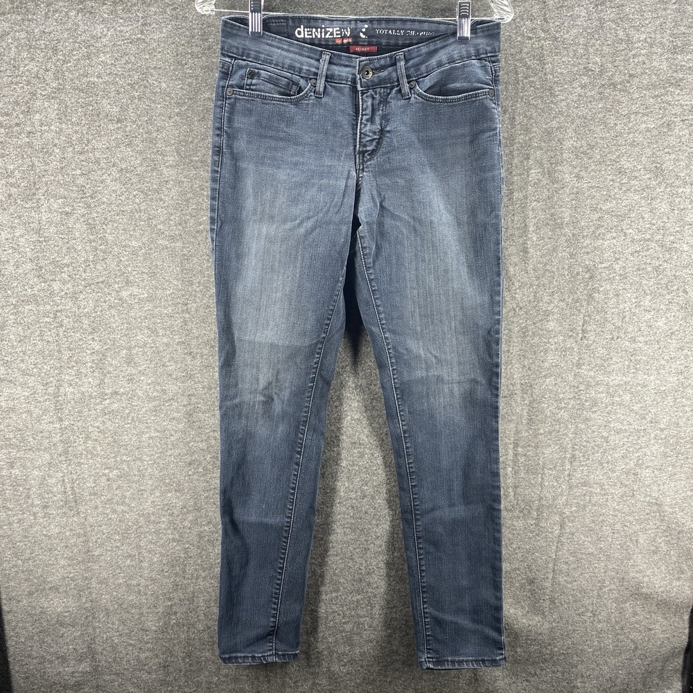 Levis‎ Denizen Jeans Womens 4 Misses Medium Blue Mid Rise Skinny Stretch Western